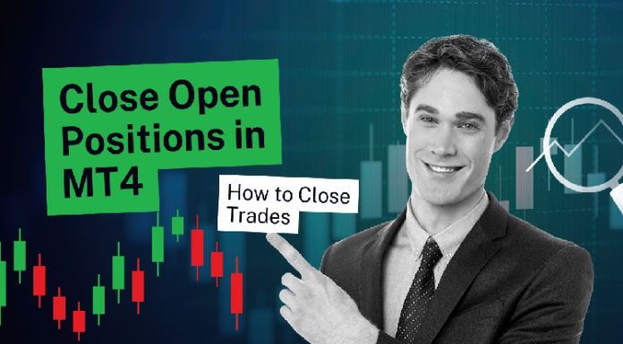 How to close all open positions at a time in mt4 platform ?